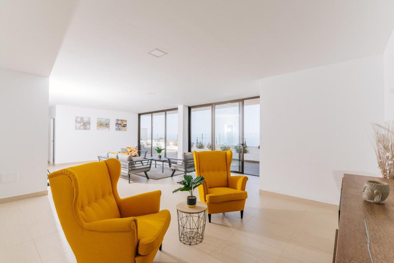 Sunset White Villa - Ocean View, Jakuzzi, Heated Pool, Air-Conditioning, Grill Playa de las Américas Exterior foto